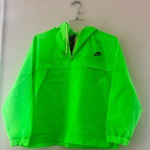 Rare Color Nike Earth Day Neon Green Anorak M